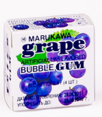 Marukawa Жевательная резинка в драже Виноград Grape Bubble Gum, 5,4 г