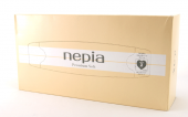 Nepia Бумажные двухслойные салфетки Premium Soft 200шт