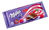 Milka Шоколадная плитка с малиновым кремом Raspberry Cream 100 г