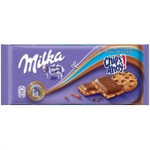 Milka Шоколадная плитка с овсяным печеньем Chips Ahoy 100 г