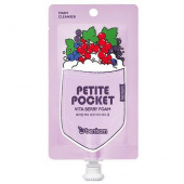 Berrisom Пенка для умывания с растительными экстрактами Petite Pocket Vita Berry Foam, 30 г