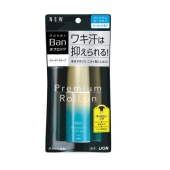 Lion Дезодорант-антиперспирант ионный блокирующий потоотделение BAN Premium Gold Label (аромат мыла)