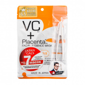 Japan Gals Набор тканевых масок с плацентой и витамином C 7 шт