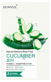 EUNYUL Маска тканевая с экстрактом огурца Natural Moisture Mask Pack Cucumber, 22мл 