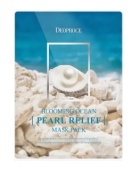 Deoproce Тканевая маска с экстрактом жемчуга Blooming Pearl Relief Mask Pack