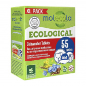 Molecola Таблетки для посудомоечных машин Экологичные, 55 шт