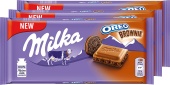 Milka Шоколадная плитка с печеньем Oreo Brownie 100 г