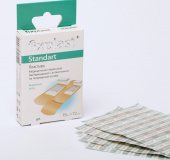 Fixplast Пластырь стерильный, бактерицидный, с антисептиком, на полимерной основе Sensitive,19*72 мм