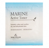 The Skin House Увлажняющий тонер для лица с керамидами Marine Active Toner, 2 мл