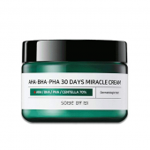Some By Mi Крем для лица с комплексом кислот и центеллой AHA-BHA-PHA 30 Days Miracle Cream, 60 гр