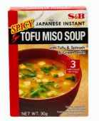 S&B Суп Тофу-мисо острый быстрого приготовления 3 порции, 30г