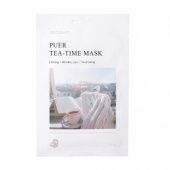 Detoskin Тканевая маска с экстрактами листьев чая пуэр и селагинеллы Puer Tea-Time Mask