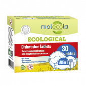Molecola Таблетки для посудомоечных машин Экологичные, 30 шт 