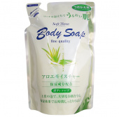 Mitsuei Крем-мыло для тела с экстрактом алоэ Soft Three (мягкая упаковка)