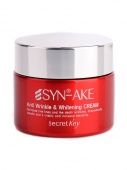 Secret Key Крем для лица с пептидом змеиного яда SYN-AKE Anty Wrinkle & Whitening Cream