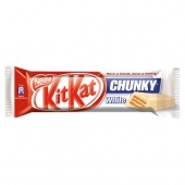 KitKat Шоколадный батончик в белом шоколаде Chunky White Chocolate, 40 г