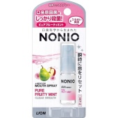 LION Спрей для свежего дыхания и предотвращения неприятного запаха изо рта (фрукты и мята) Nonio 