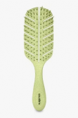 Solomeya Массажная био-расческа для волос Scalp Massage Bio Hair Brush, зеленая