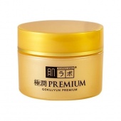 HADALABO Увлажняющий крем для лица на основе семи видов гиалуроновой кислоты Gokujyun Premium Cream 