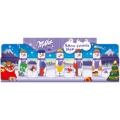 Milka Шоколадный набор Снеговик и друзья 5 шт. 15 г