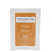 Sashapure Бессульфатный восстанавливающий шампунь с маслом сача инчи для волос Healing Shampoo 52 мл
