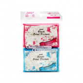 Kami Shodji Бумажные двухслойные платочки с шелком Kinubi Print Tissues 10 шт.
