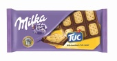 Milka Шоколадная плитка с соленым крекером TUC, 87 г