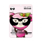 Milatte Маска для глаз Fashiony Black Eye Mask (Raccoon)