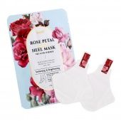 Koelf Маска-носочки для пяток с экстрактом розы Rose Petal Satin Heel Mask