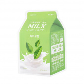 A'PIEU Тканевая маска на основе молочных протеинов с экстрактом зеленого чая и гамамелиса, 30 мл